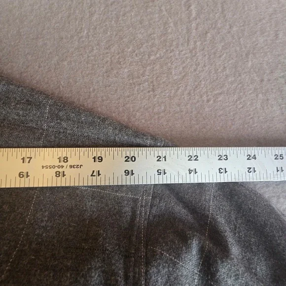 Polo Ralph Lauren Mens Grey Windowpane Flannel Pajama Shirt Sleep Top Size M New - Picture 11 of 16